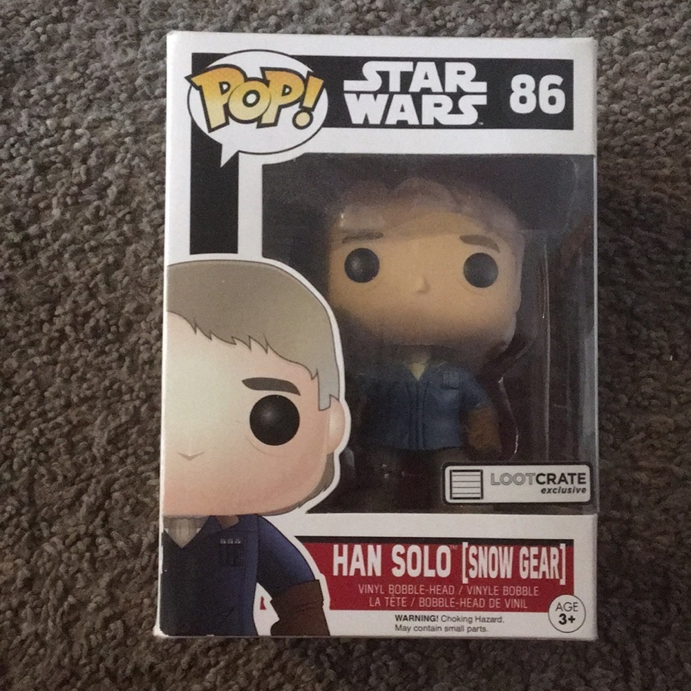 NIOB Loot Crate Han Solo Snow Gear Funko Pop #86